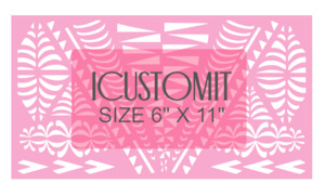 Polynesian Cake Stencil #71