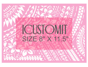 Polynesian Cake Stencil 1: Polynesian Cake Stencil #69