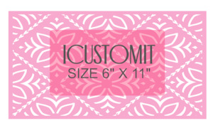 Polynesian Cake Stencil 1: Polynesian Cake Stencil #68