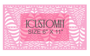 Polynesian Cake Stencil #66