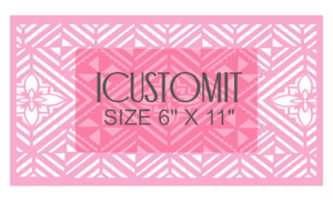 Polynesian Cake Stencil 1: Polynesian Cake Stencil #62