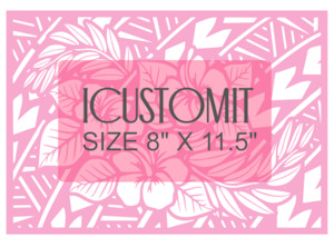 Polynesian Cake Stencil 1: Polynesian Cake Stencil #58