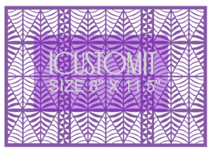 Polynesian Cake Stencil #87