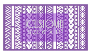 Polynesian Cake Stencil #84