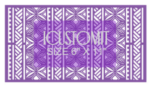 Polynesian Cake Stencil #81