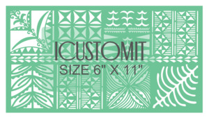 Niuean Cake Stencil