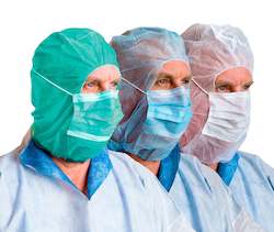 500 Food Processing Hoods with Face Mask | 3 Colours