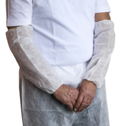 Gloves: 500 Disposable Sleeve Protectors | Breathable