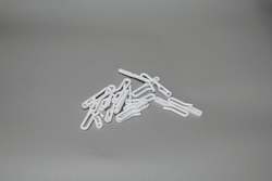 Plastic Aprons Hooks Ties: Apron Hooks | Bag of 100