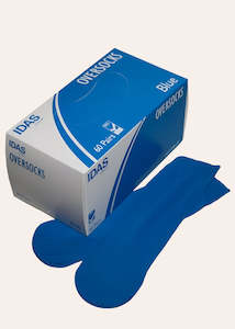 Footwear Coverings: Disposable Over Socks Blue | Standard (1200 Socks)