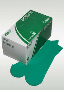 Disposable Over Socks Green | Standard (1200 Socks)