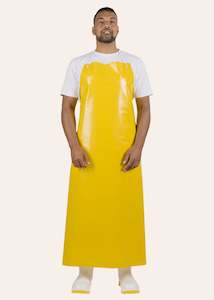PVC Apron MOQ = 5 | Yellow with Ties [LABYT]