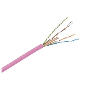 Cable 5: Cable Cat6 4pr U/UTP PVC Pink (305m)
