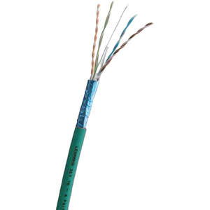 Cable 5: Cable Cat6A F/UTP 4P LSZH Green 500MHz (500m)
