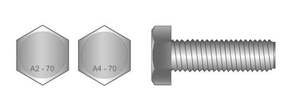 Set Screw Hex M12 x 45mm S/Steel