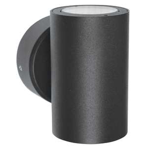 Wall Light Up/Down LED 6W 3k 240V Black