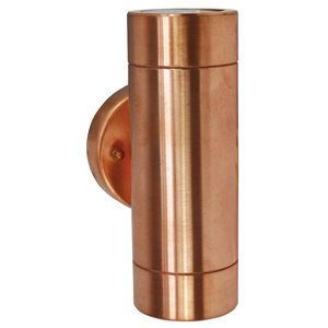 Prolux Brand Plx: Wall Light Outdoor Up/Down 2x 35W GU10 240V IP44 Copper