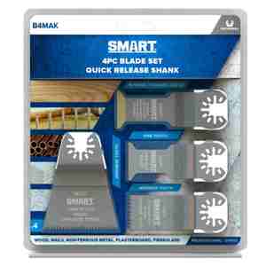 Smart Multitool Professional Range Blade Kit 4pc