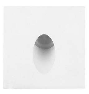 Stair Light Square 1w 3000K IP54 White