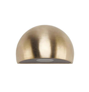 Mini Mariner Wall Light Dome 1.5W 27k 24VDC IP65 Brass