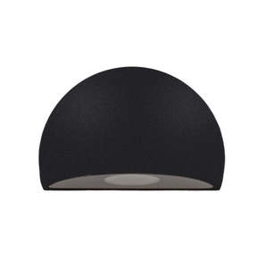 Mini Mariner Wall Light Dome 1.5W 27k 24VDC IP65 SS Black