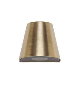 Mini Mariner Wall Light Wedge 1.5W 27k 24VDC IP65 Brass