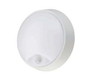 Taiko Oyster Bulkhead 214mm 14w PIR Sensor IP65 Tri-Colour
