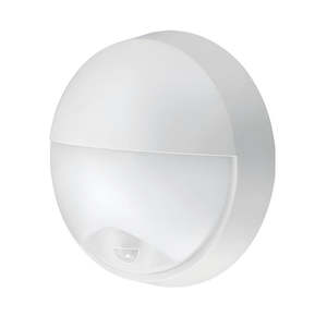 Taiko Oyster Eyelid Bulkhead 214mm 14w PIR IP65 Tri-Colour