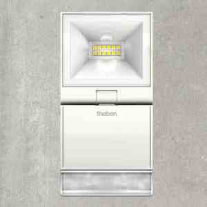 Theleda S10Wh LED Spotlight + PIR Sensor 10W 180Deg Wh IP55
