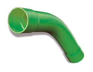 Sweep Bend 50mm 45Deg 600mm 200mm Rad Green