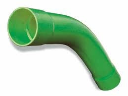 Sweep Bend 50mm 90Deg 1.8m 900mm Rad Green