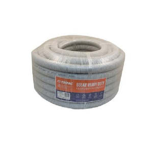 Corrugated Conduit Solar 32mm Grey (25m Roll) Per Metre