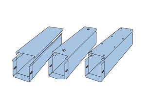 Rigid Metal Conduitfittings 60: Skirting Duct Body Aluminium TD100