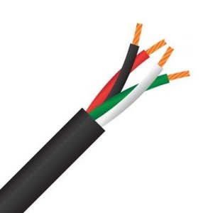 Fire Resistant Cable 68: Speaker Cable 2.1mm 4c OFC Black 250m Reel