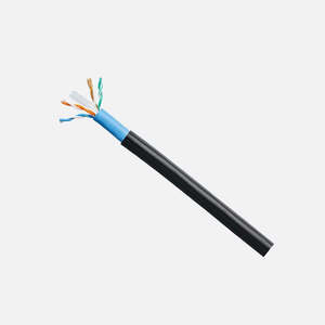 Networking 70: Tycab Cable Cat6 4pr External Black 1/.51 UTP