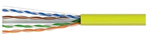 Tycab Cable Cat6 4pr Yellow 305m