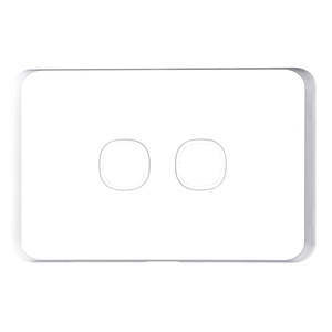 Sleek Switch Plate 2 Gang Only