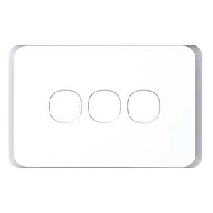 Sleek Switch Plate 3 Gang Only