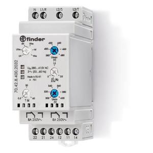 Monitoring Relays 86: Voltage Relay Multifunction 3P4W SPDT/6A 380-415V