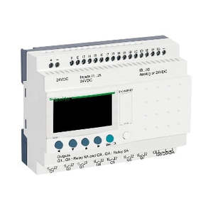 Control Equipment 9: Zelio SR3 Smart Relay 24VDC 26I/O 16in 10x Relay Out Clock