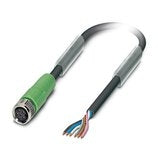 SAC-6P-1.5-PUR/M 8FS M8 Lead 6Pin Free End 1.5m