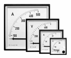 Electrical Values 103: Iskra FQ207 Voltmeter 0-500V 96 x 96mm Moving Iron