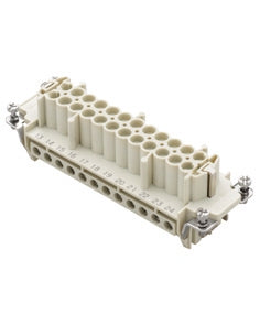 Westec 24b Insert Female 16a 24p+e 1-24