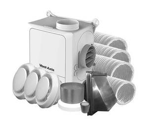Residential 128: Ventaxia Sentinel Multivent 3 Room Extract Kit