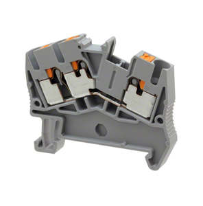 Phoenix Brand Phx: PTS 4-TWIN Terminal 4mm Push In grey