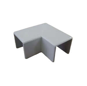 AussieDuct Mini Trunking Flat Angle 25 x 25mm White