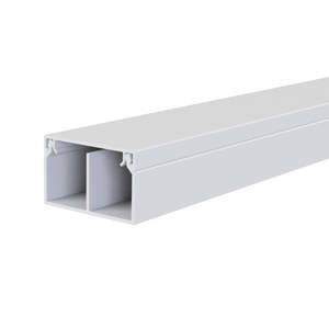 AussieDuct Mini Trunking 40 x 25mm Twin 4m White