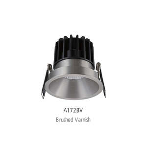 Luminaires 2: Titan Downlight 11W 3k 75mm Cut Out 60D Dim Br Varnish IC-F