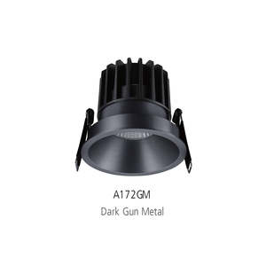 Titan Downlight 11W 3k 75mm Cut Out 60D Dim Gun Metal IC-F