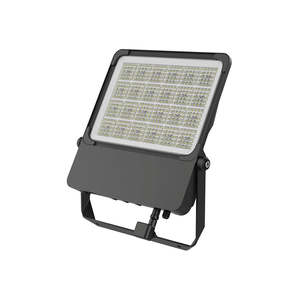 Bright Star II Floodlight 320 Power Select TC Dim Bk Sensor